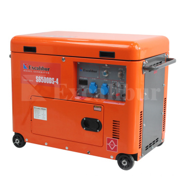 Excalibur 5kva Generador diesel silencioso en India con precio barato